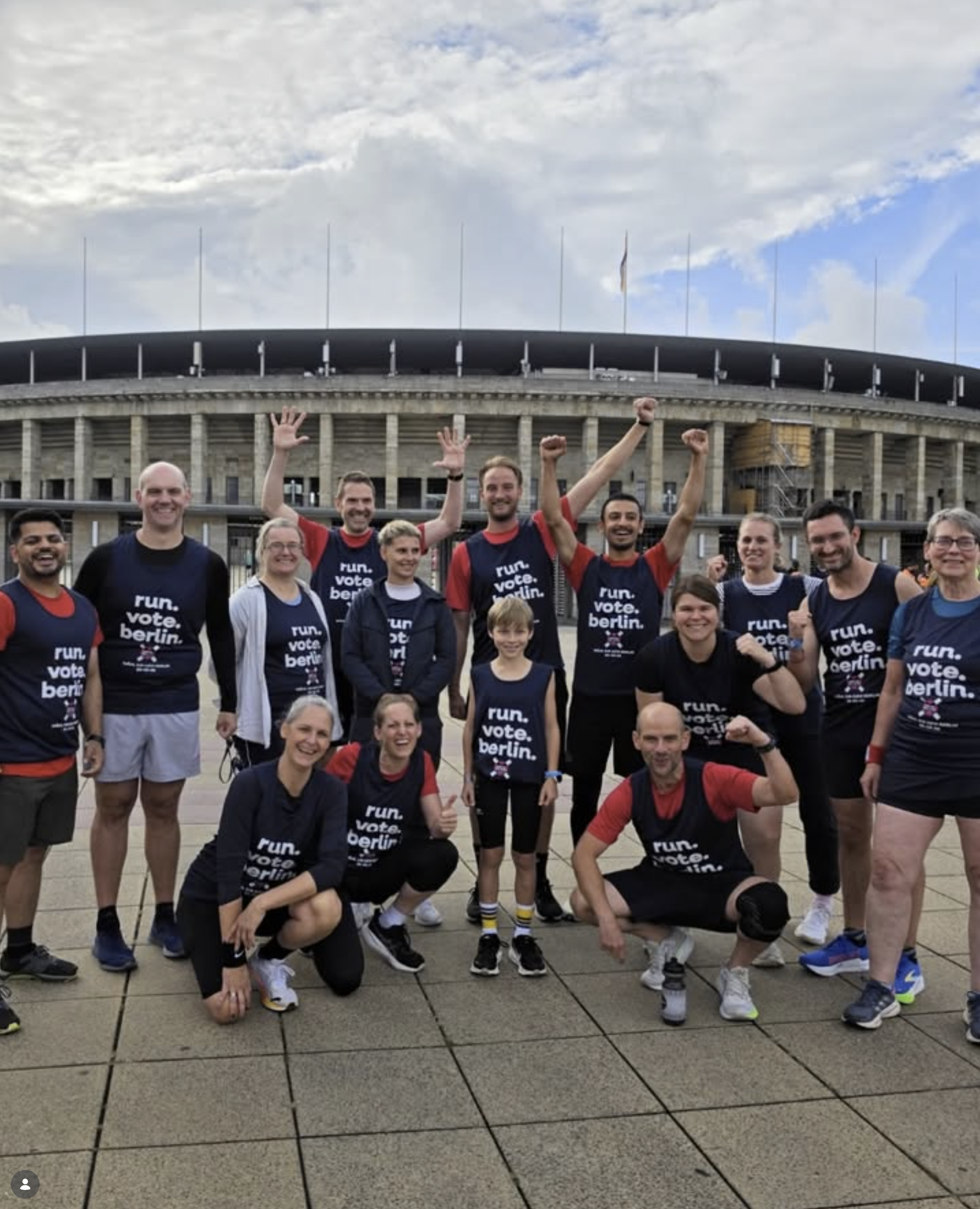 Gemeinsam aktiv für Berlin beim B2Run